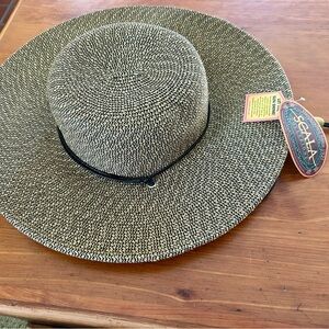 NWT Scala Women's Elegant Tan Sun Hat 50+ UPF